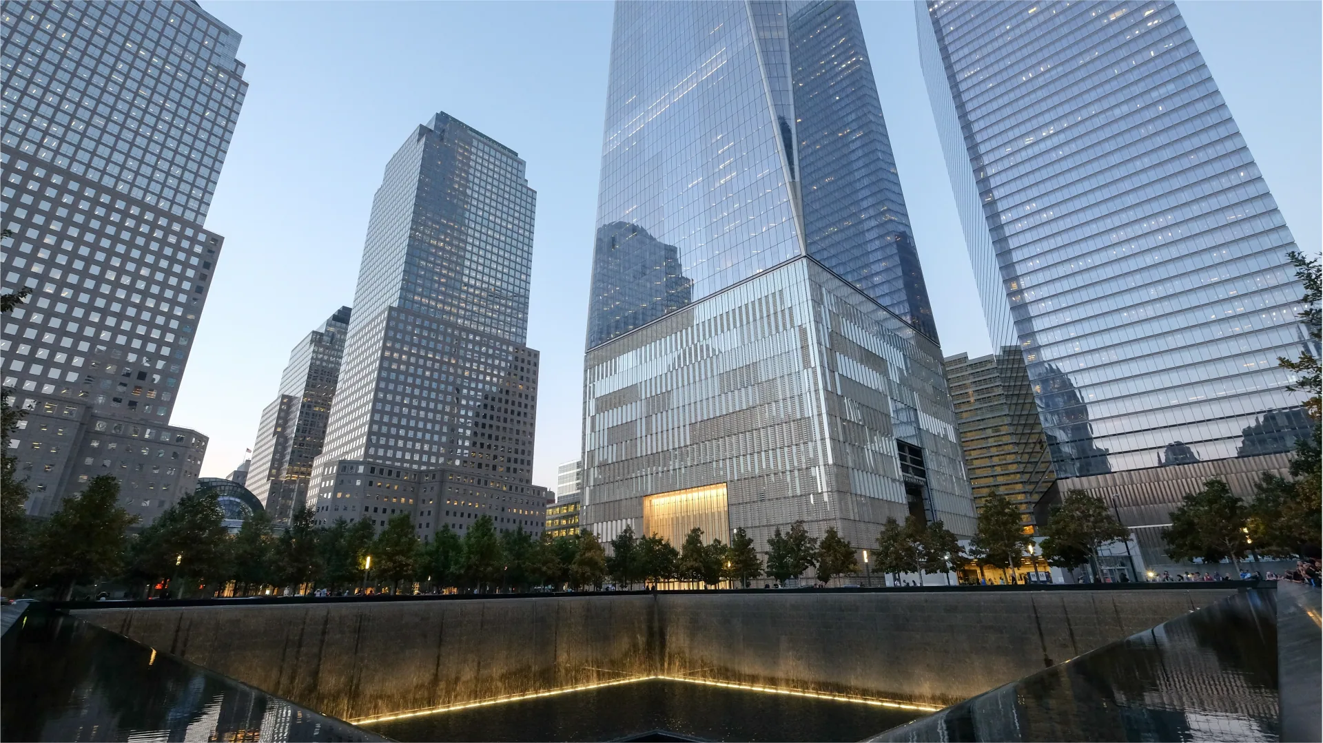 Illustration of the Ground Zero reconstruction site