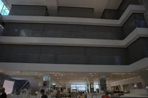 SD240A® 3Hr Accordion Curtain for Corner Conditions with Egress installation photo 1
